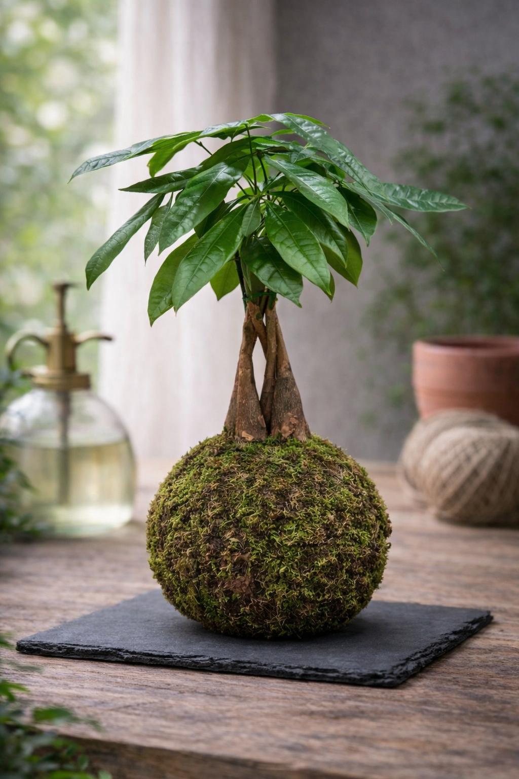 Ritmo | Kokedama de Pachira Aquática